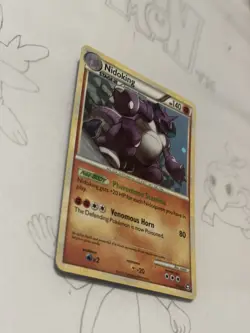 Pokemon Nidoking TCG Triumphant Holo Card 6/102 Rare - Image 2