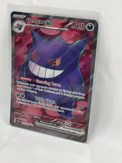 Gengar ex 193/162 Temporal Forces Ultra Rare Full Art Pokemon Card NM - Image 2