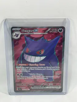 Gengar ex 193/162 Temporal Forces Ultra Rare Full Art Pokemon Card NM - Image 5