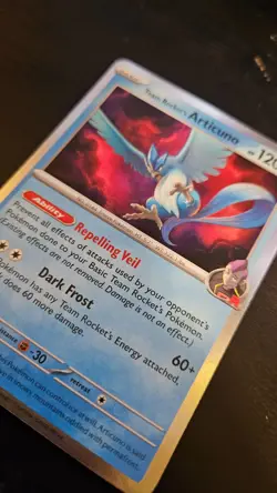 Team Rocket's Articuno 51/182 Holographic Pokemon card - Image 1