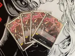 OP08-091 Who's.Who X4 PLAYSET Rare English One Piece TCG Card : OP08 - Image 1