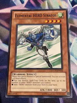 Yu-Gi-Oh! TCG Elemental HERO Stratos LCGX-EN024 Common NM/M Unlimited - Image 1