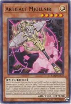 Artifact Mjollnir - EXFO-EN028 - Common - Unlimited Edition - Lightly Played - Image 1