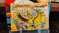 HO-OH Black Star Promo POKEMON Full-Art Holo BREAK 2016 Trading Card XY154 - Image 1