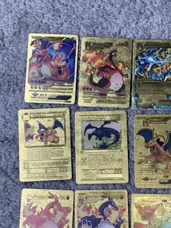 3 Brand New 55 PCS 165 Cards! Gold Foil Fan Art Cards Pack All Characters! MP - Image 4