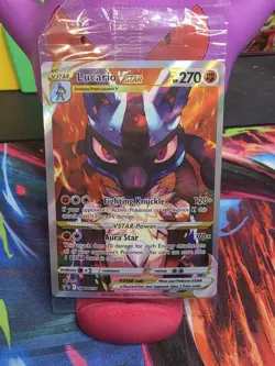 Lucario VSTAR SWSH291 SWSH: Sword & Shield Promo SEALED Cards Holo - Image 1