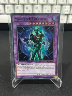 Yugioh | Masked HERO Acid - TOCH-EN045 - Super Rare 1st Edition - Image 1