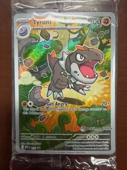Tyrunt Pokemon Center Promo Stamped Exclusive Card Sealed - Image 1