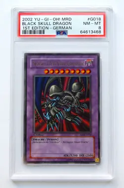 2002 YuGiOh B. Skull Dragon MRD 1. Auflage Ultra Rare Drache PSA 8 Metal Raiders - Image 1