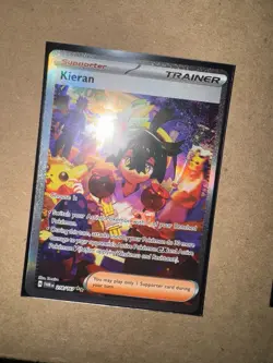 Pokemon TCG Kieran Full Art Sir Twilight Masquerade Card 218/167 NM/MT Condition - Image 3