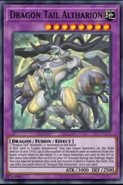 Dracotail Arthalion Yu-Gi-Oh! JUSH-EN006 1st Ultra Rare PRE ORDER 31/07/2025 - Image 1