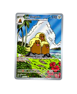 Pokemon Surging Sparks DUGTRIO 208/191 Illustration Rare SV08 Card MINT-NM - Image 1