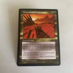 MtG Squandered Resources / GERMAN: Visions 1996 LP ACTUAL PHOTOS! - Image 1