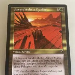 MtG Squandered Resources / GERMAN: Visions 1996 LP ACTUAL PHOTOS! - Image 2