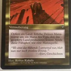 MtG Squandered Resources / GERMAN: Visions 1996 LP ACTUAL PHOTOS! - Image 3