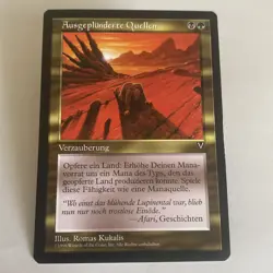 MtG Squandered Resources / GERMAN: Visions 1996 LP ACTUAL PHOTOS! - Image 5