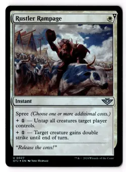 Rustler Rampage 27 Outlaws of Thunder Junction Foil NM - Image 1