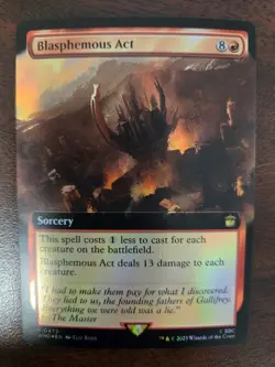 Blasphemous Act NM FOIL EXTENDED Universes Beyond: Doctor Who MTG FREE SHIP - Image 1