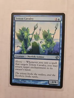 Triton Cavalry - Journey into Nyx - LP - Uncommon - Creature - MTG - Image 1