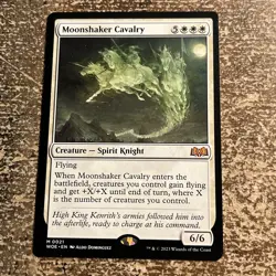 MTG Magic the Gathering Moonshaker Cavalry Wilds of Eldraine 0021 - Image 1
