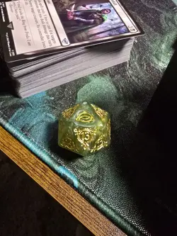 MTG LOTR: Battle for Middle Earth Bundle Oversized Spindown D20 Dice - NEW - Image 1