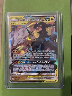 Carte Pokemon Reshiram et Zekrom GX 157/236 SL12 Eclipse Cosmique FR - Image 1