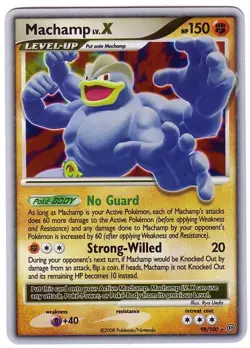 POKEMON • Machamp LIV X ULTRA RARA HOLO • STORMFRONT 98/100 Lv.X NM - Image 1