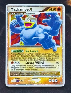 POKEMON • Machamp LIV X ULTRA RARA HOLO • STORMFRONT 98/100 Lv.X NM - Image 2