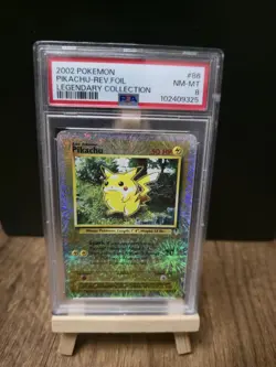 Pokemon Pikachu Legendary Coll. Reverse Holo #86 PSA 8 - Image 2
