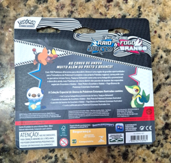 Pokemon TCG Black Bolt & White Flare 4 pack blister Tepig - Portuguese BR - Image 3