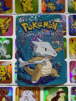 Pokemon 151 Vintage Pocket Monsters Vending HOLO Prism Sticker 2000 Nintendo - Image 2