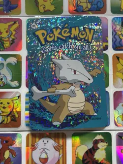 Pokemon 151 Vintage Pocket Monsters Vending HOLO Prism Sticker 2000 Nintendo - Image 4