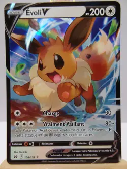 Carte Pokemon " Evoli V " 108/159 - Zenith Supreme - EB12.5 - NM - FR - Image 3