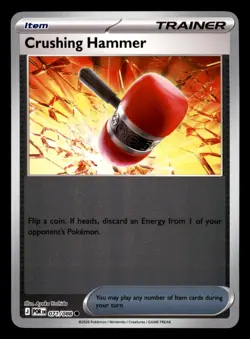 Crushing Hammer 071/088 ME03 Perfect Order Pokemon Reverse Holo Near Mint - Image 1
