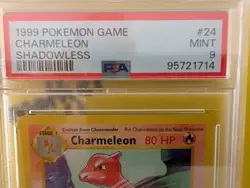 1999 Pokemon Charmeleon Shadowless 24/102 PSA 9 - Image 4