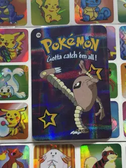 Pokemon 151 Vintage Pocket Monsters Vending HOLO Prism Sticker 2000 Nintendo - Image 2
