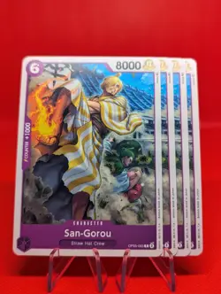 [x4] San Gorou | OP05-065 | Playset | LP | ENGLISH | OP TCG | ONE PIECE - Image 1