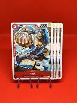 [x4] Hack | OP05-012 | Playset | LP | ENGLISH | OP TCG | ONE PIECE - Image 1