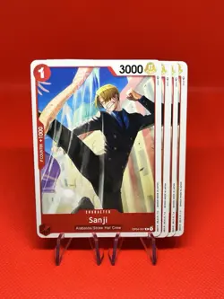[x4] Sanji | OP04-007 | Playset | LP | ENGLISH | OP TCG | ONE PIECE - Image 1