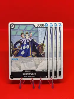 [x4] Baskerville | OP07-087 | Playset | LP | ENGLISH | OP TCG | ONE PIECE - Image 1