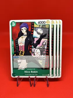 [x4] Nico Robin | OP02-037 | Playset | LP | ENGLISH | OP TCG | ONE PIECE - Image 1