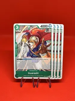 [x4] Inuarashi | OP01-034 | Playset | LP | ENGLISH | OP TCG | ONE PIECE - Image 1