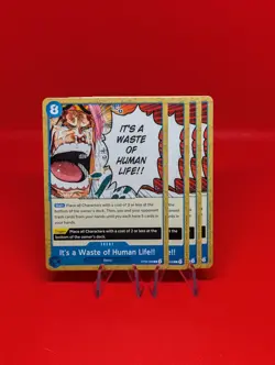 [x4] It's a Waste of Human Life!! | OP05-058 | OP TCG | COMMON | ONE PIECE | LP - Image 1