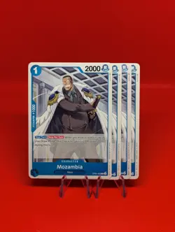 [x4] MOZAMBIA OP05-053 | OPTCG | COMMON | LP | BLUE - Image 1