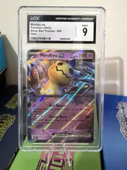 Pokemon TCG Mimikyu EX 004 Promo Scarlet & Violet 2023 CGC 9 - Image 1