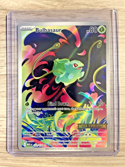 Pokemon Card Bulbasaur - (Mega Evolution Stamped) 133/132 Holo Gold Star Rare - Image 3