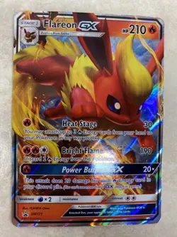 Flareon GX - SM171 - Pokemon Sun & Moon Black Star Promo Ultra Rare Card NM - Image 3