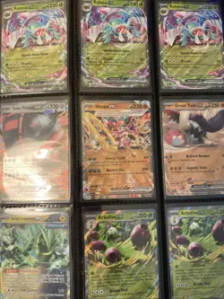 Lot Of 200+ Pokemon Cards, Ex, Reverse, Holo, V. LP-Near Mint With Binder - Image 3