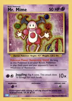 Mr. Mime Holofoil Classic Collection Trading Card Game Classic 013/034 NM {{B002 - Image 1