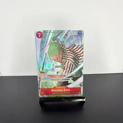 Roronoa Zoro OP14-015 Foil Alternate Art Character Card 8000 Power One Piece - Image 1